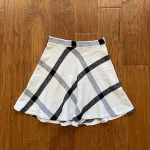 Urban Outfitters plaid skirt size 0, wool